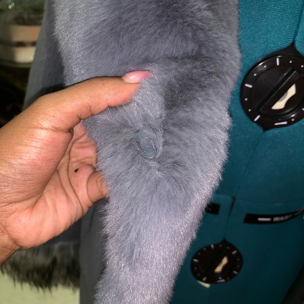 Fuax fur DVF coat - Picture 5 of 8